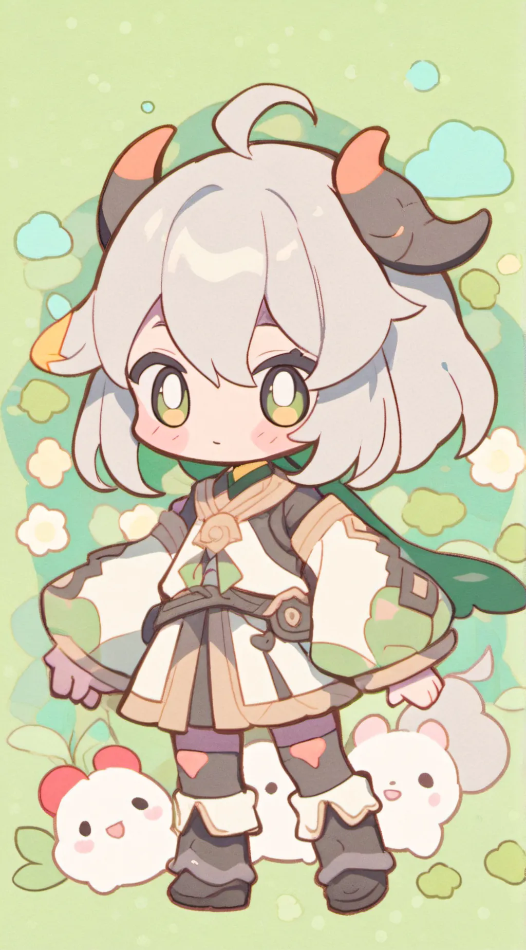 ai character: Janet V2 background