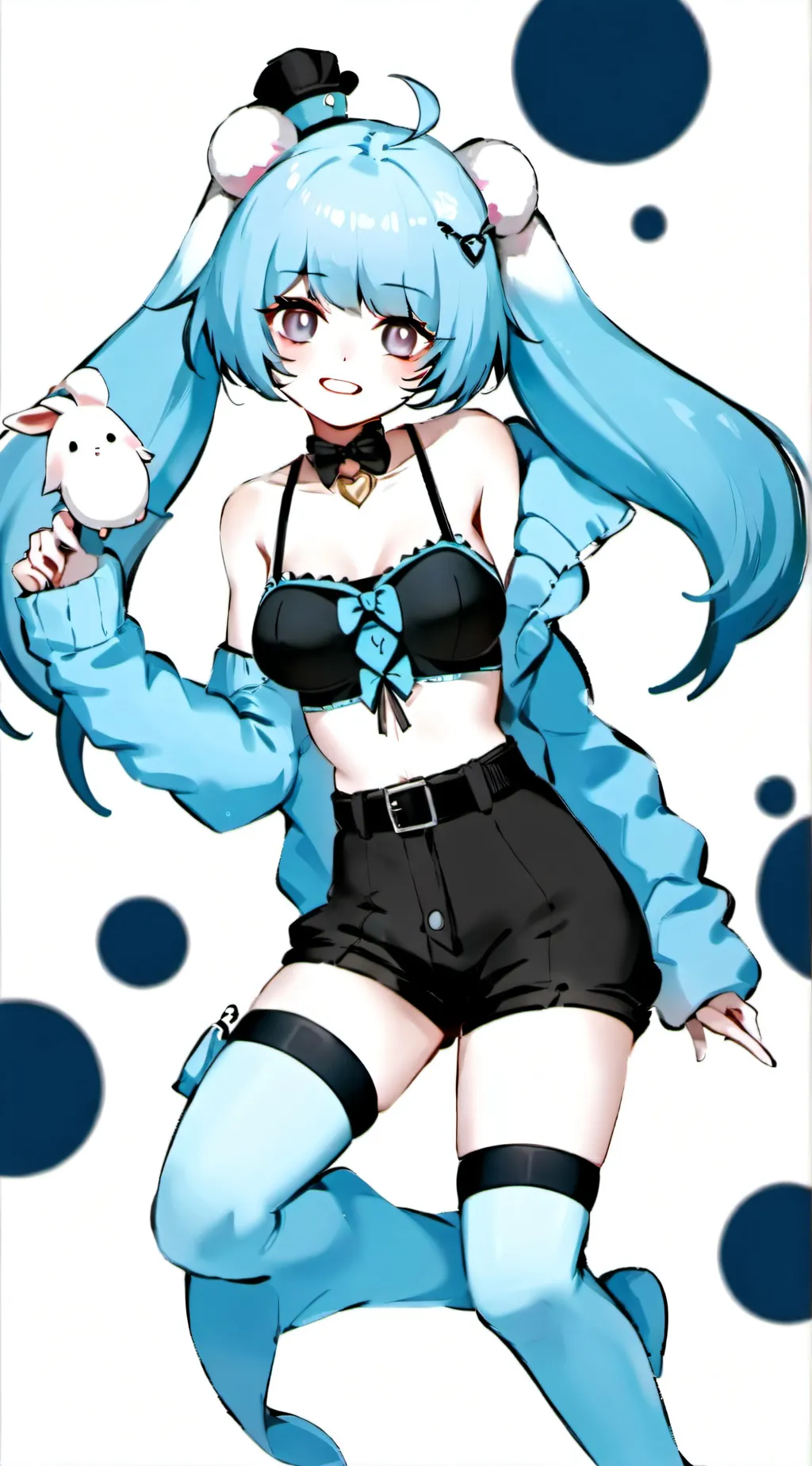 ai character: Blueberry._.Bunn background