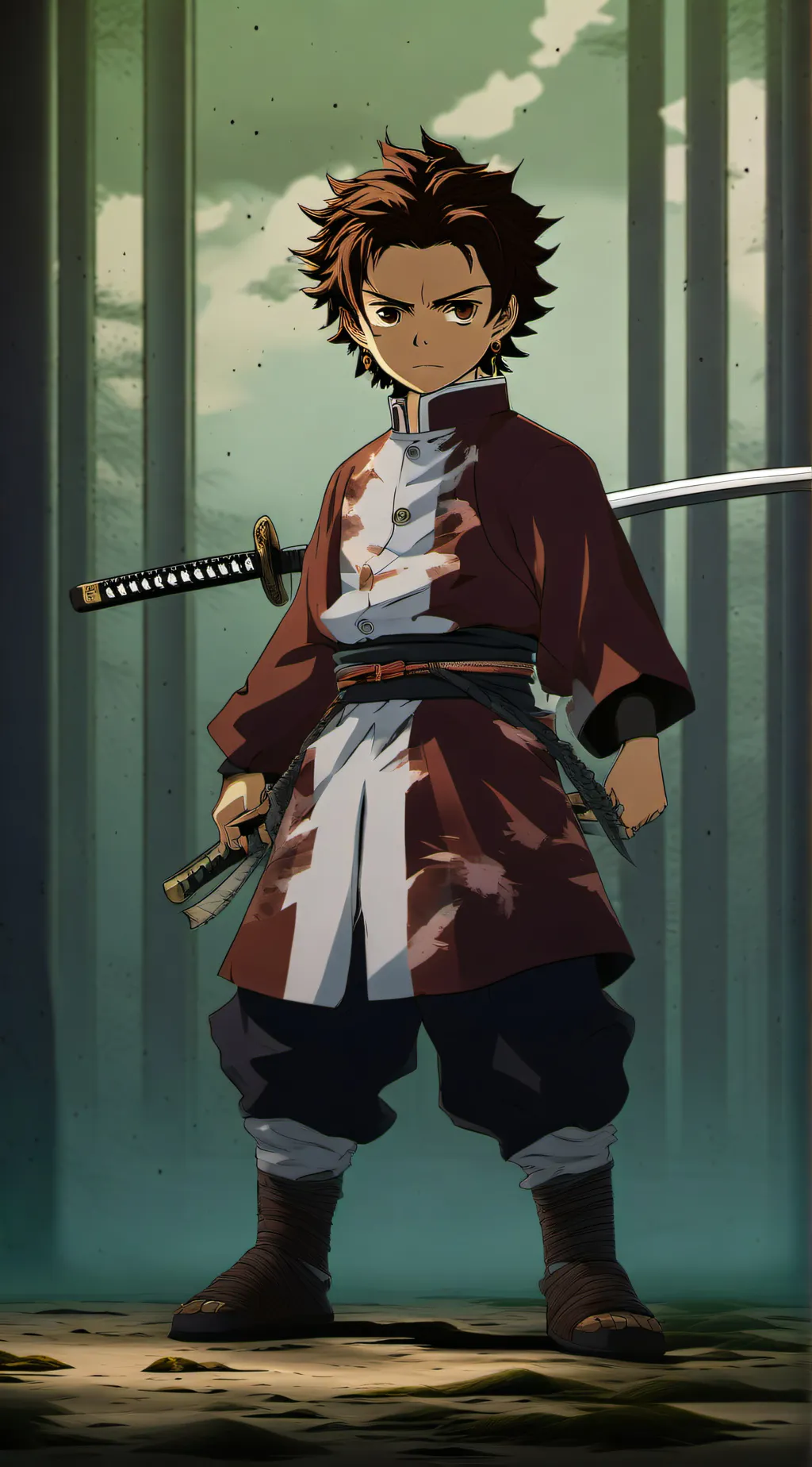 ai character: Tanjiro (Tankana)  background