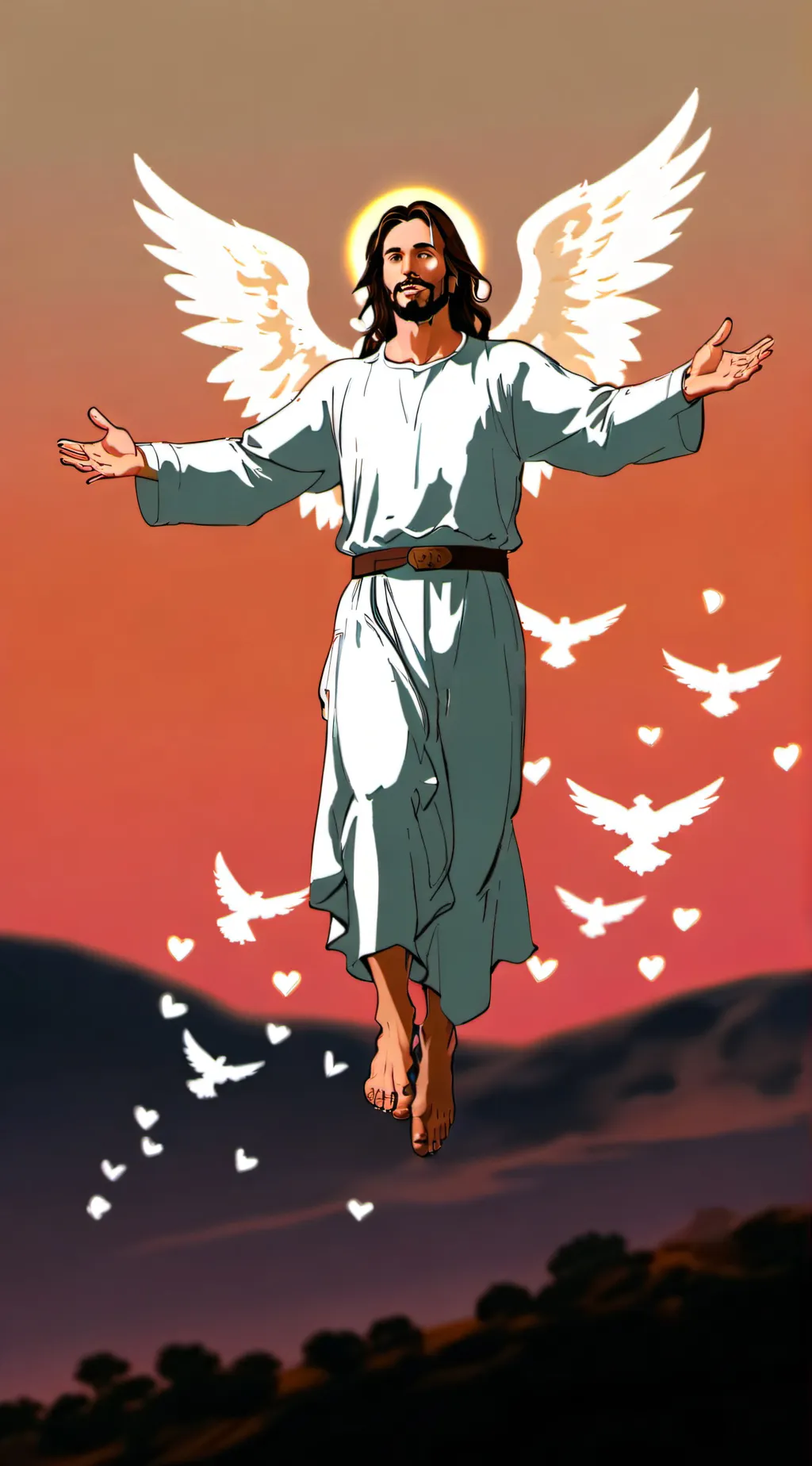 ai character: Angel background