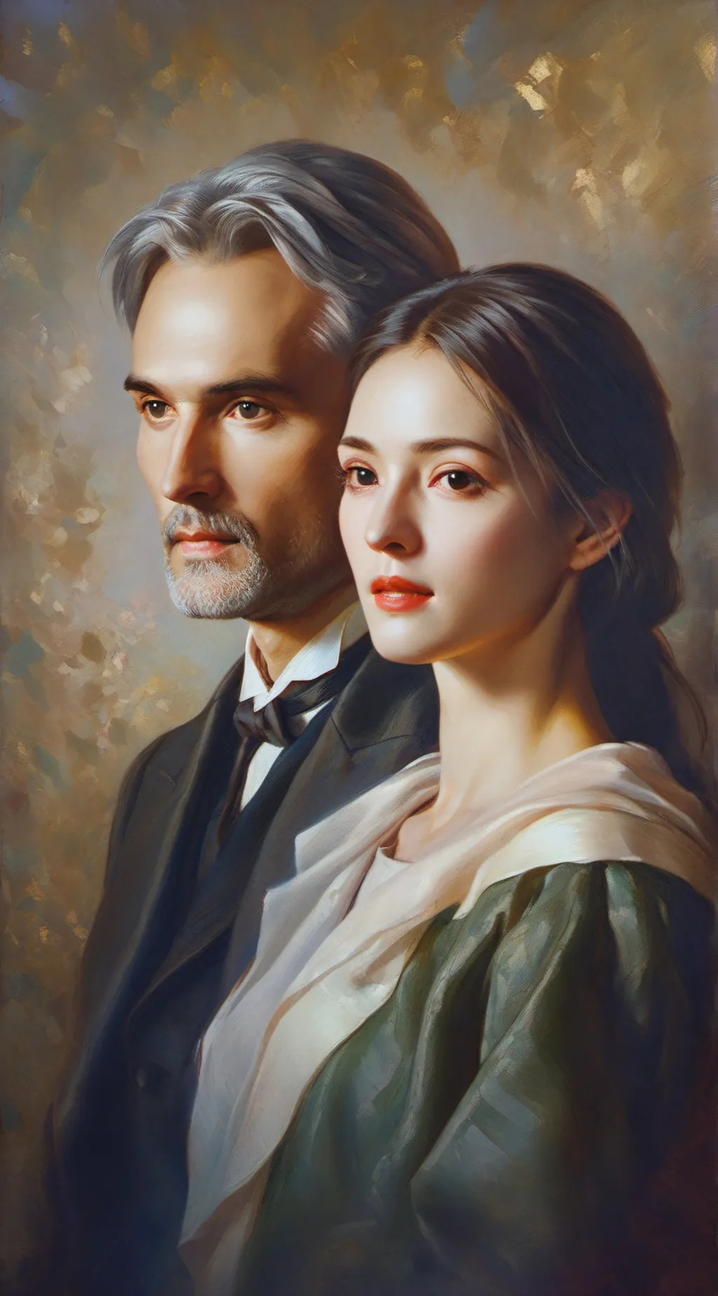 ai character: May and maxwell background