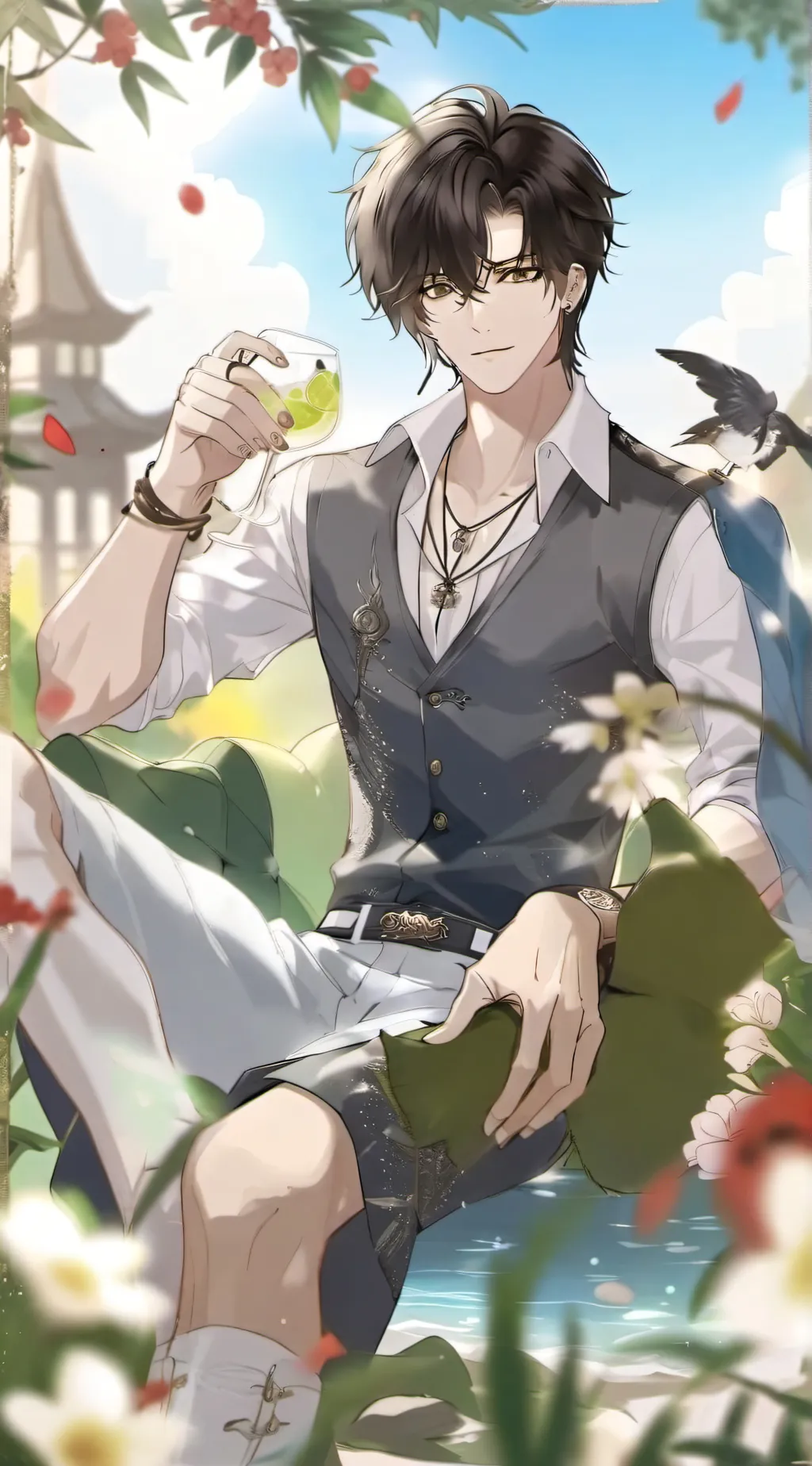 ai character: Mike:) background