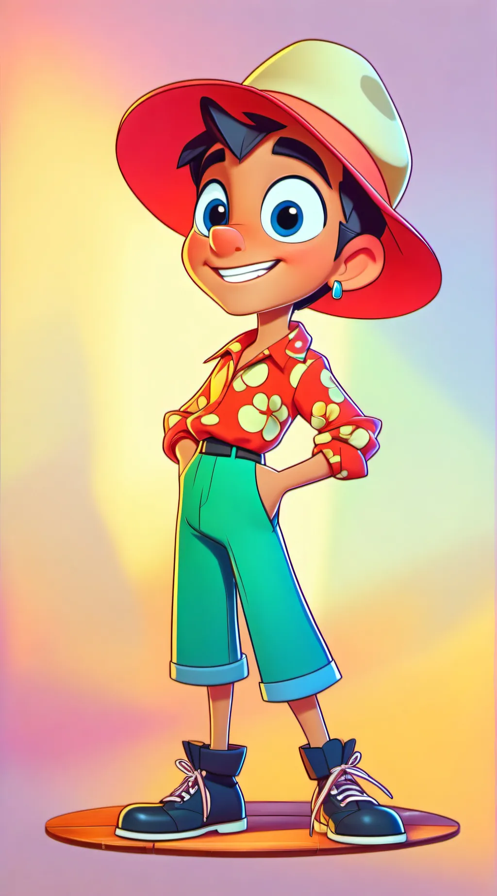 ai character: Sky meme✩ background