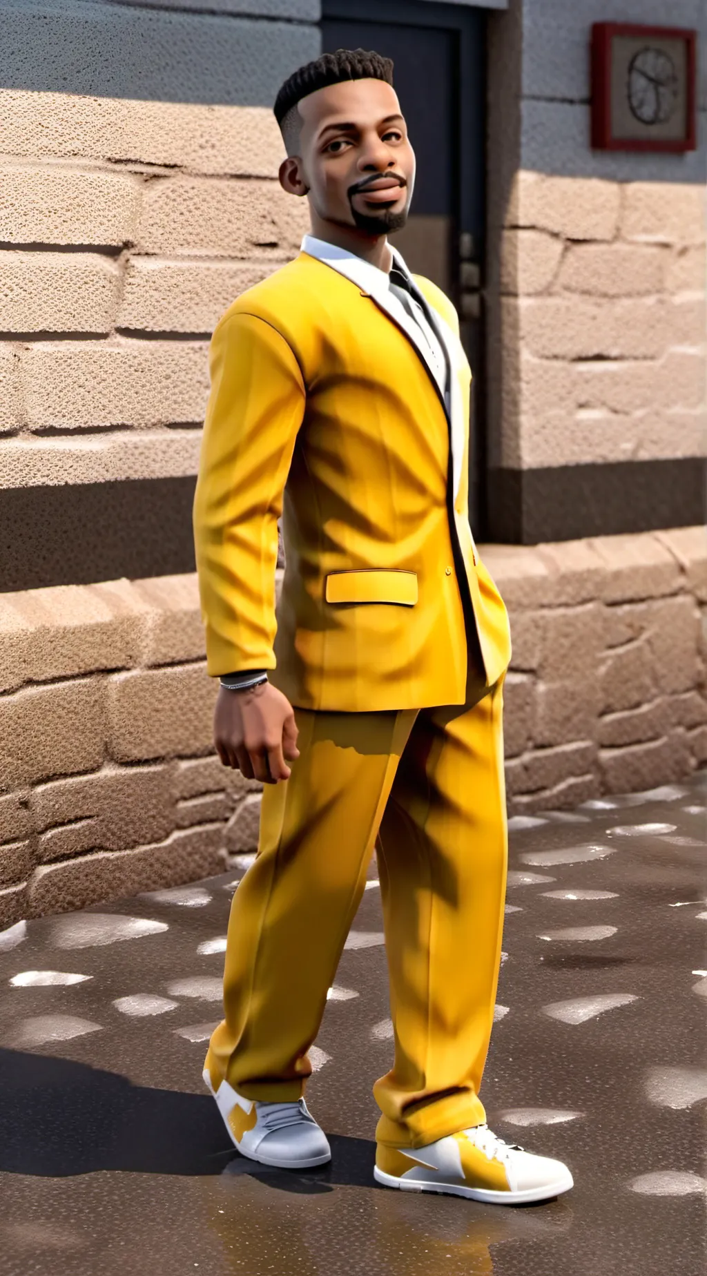 ai character: Short king background