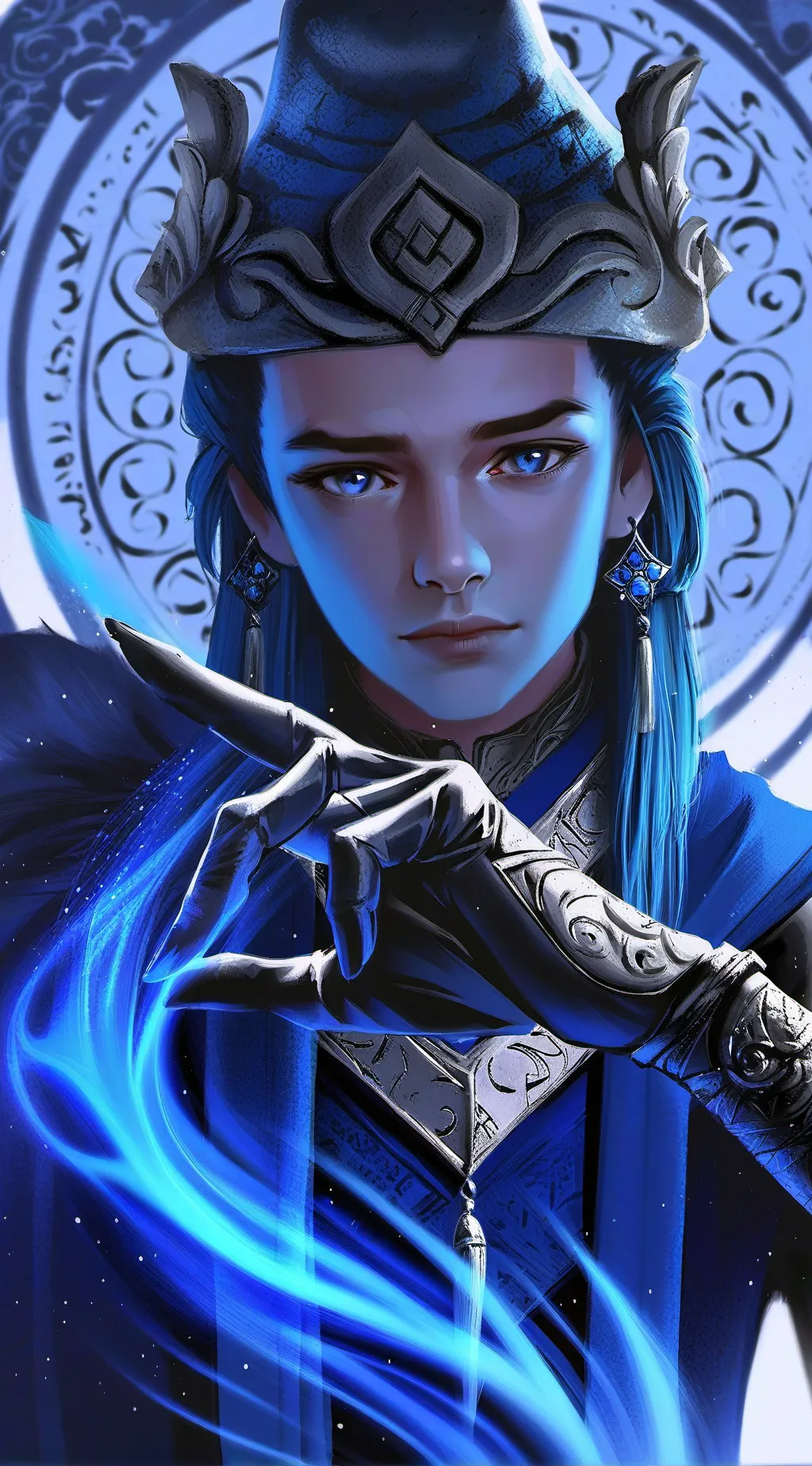 ai character: Hischrisx  background