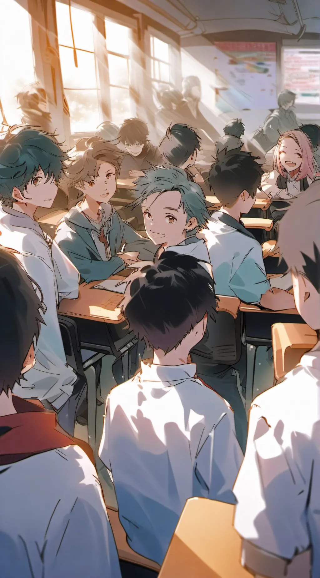 ai character: Next Gen Heroes!! background