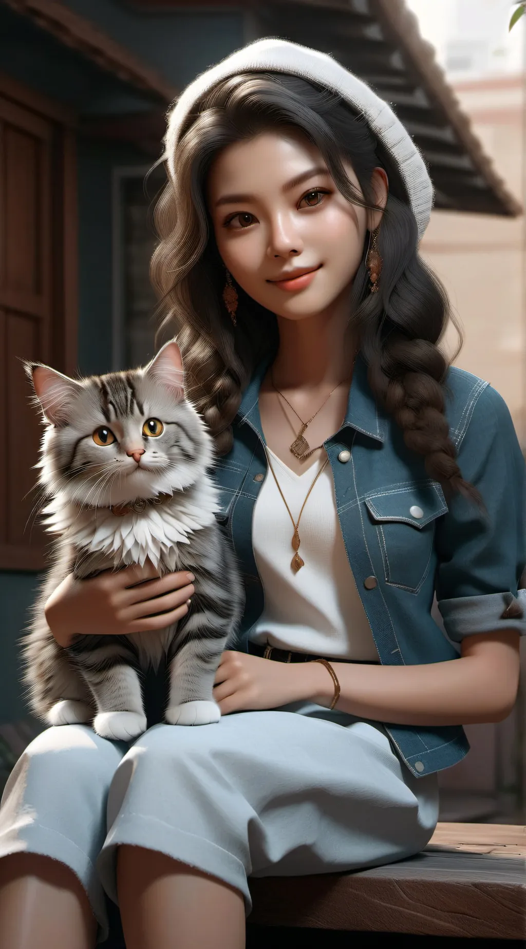 ai character: kim background