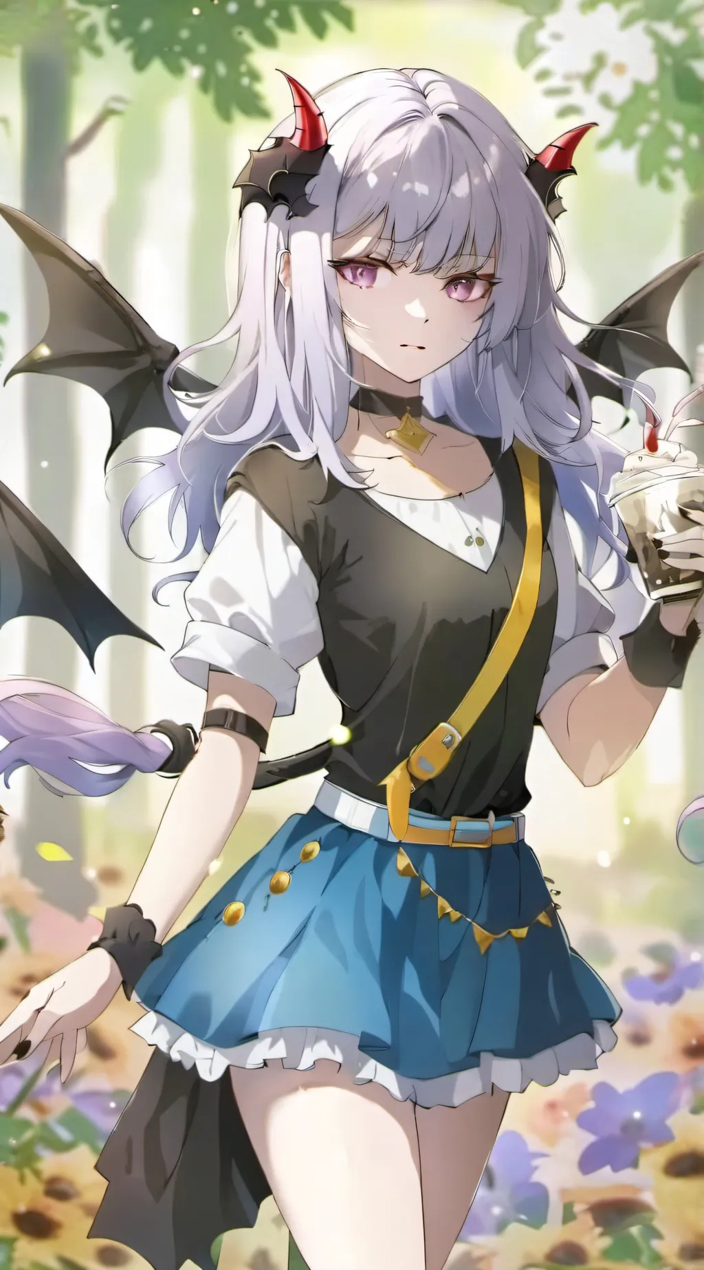 ai character: ★Scarlet★ background