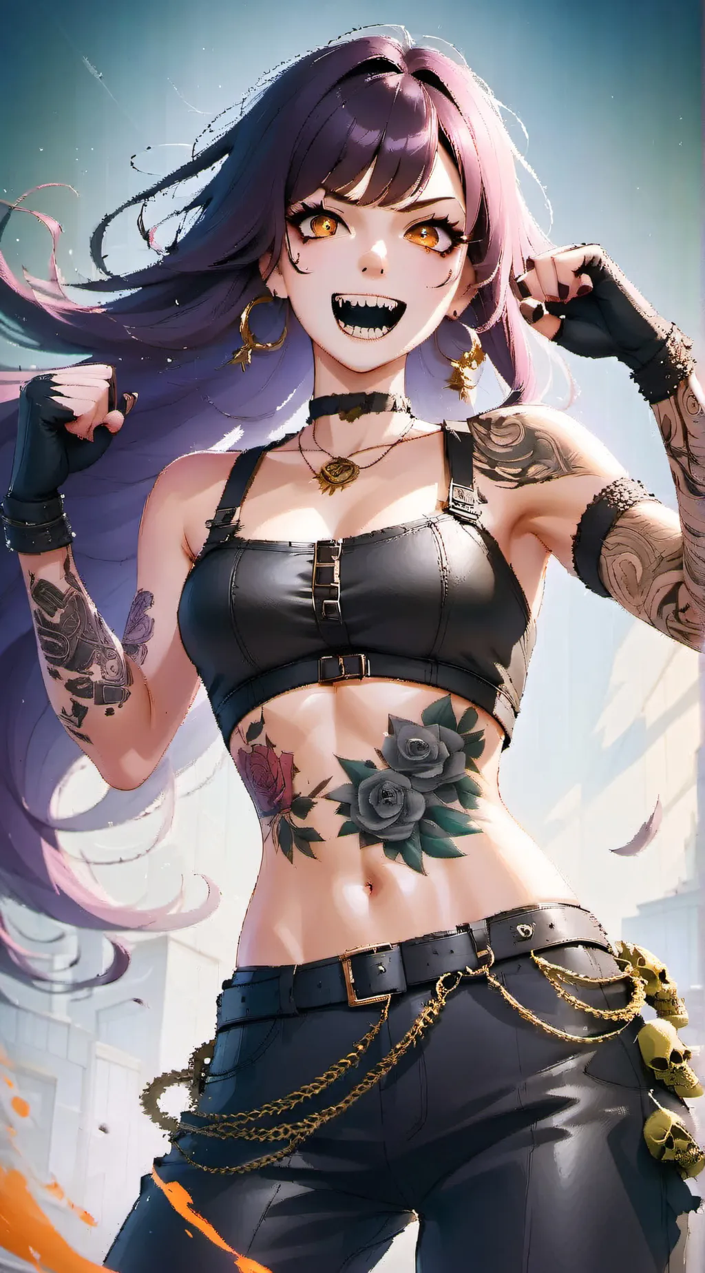 ai character: Chikako background