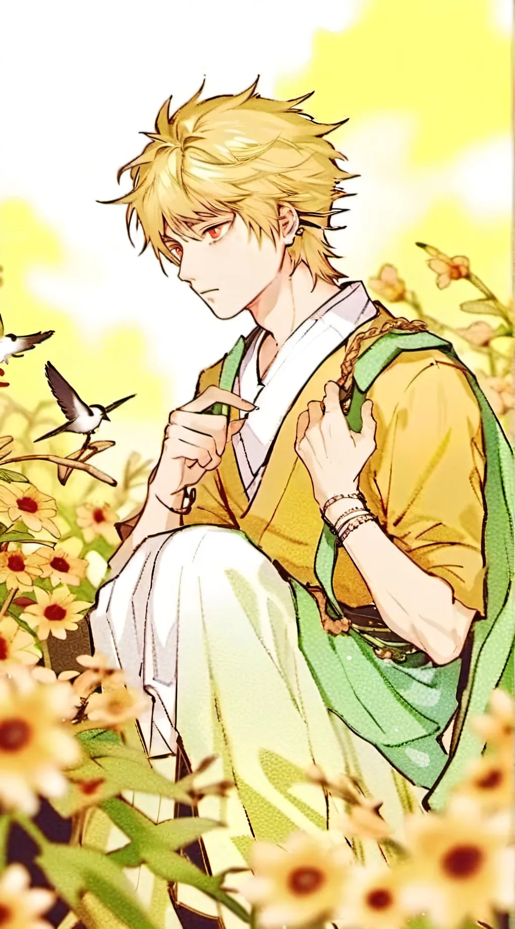 ai character: bakugo  background