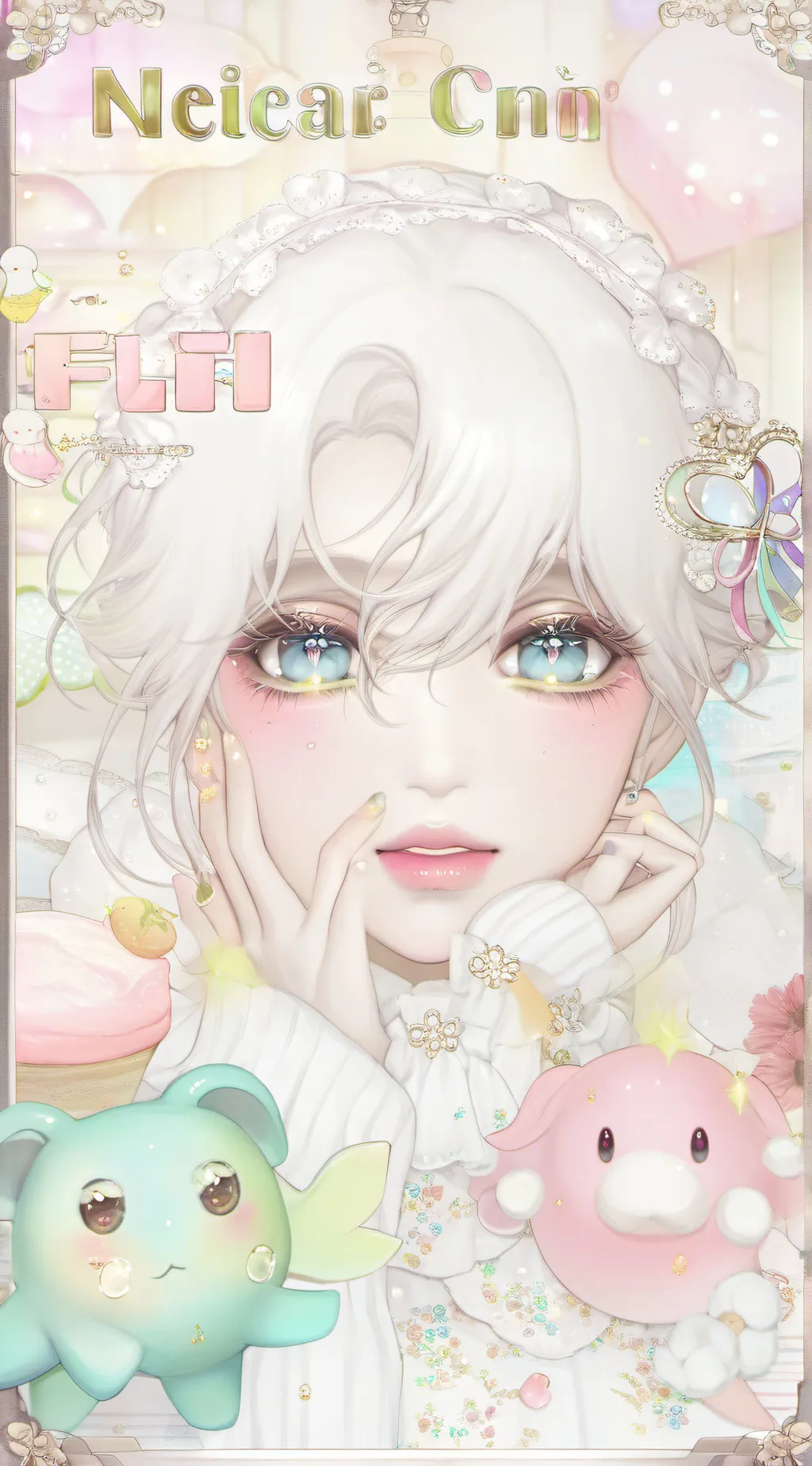 ai character: Mha POPSTARS background