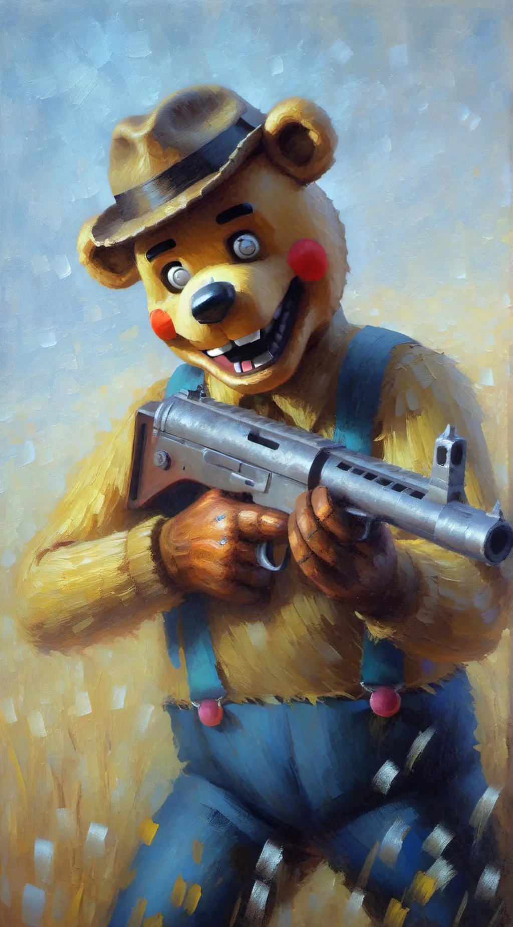 ai character: feddy taxbear background