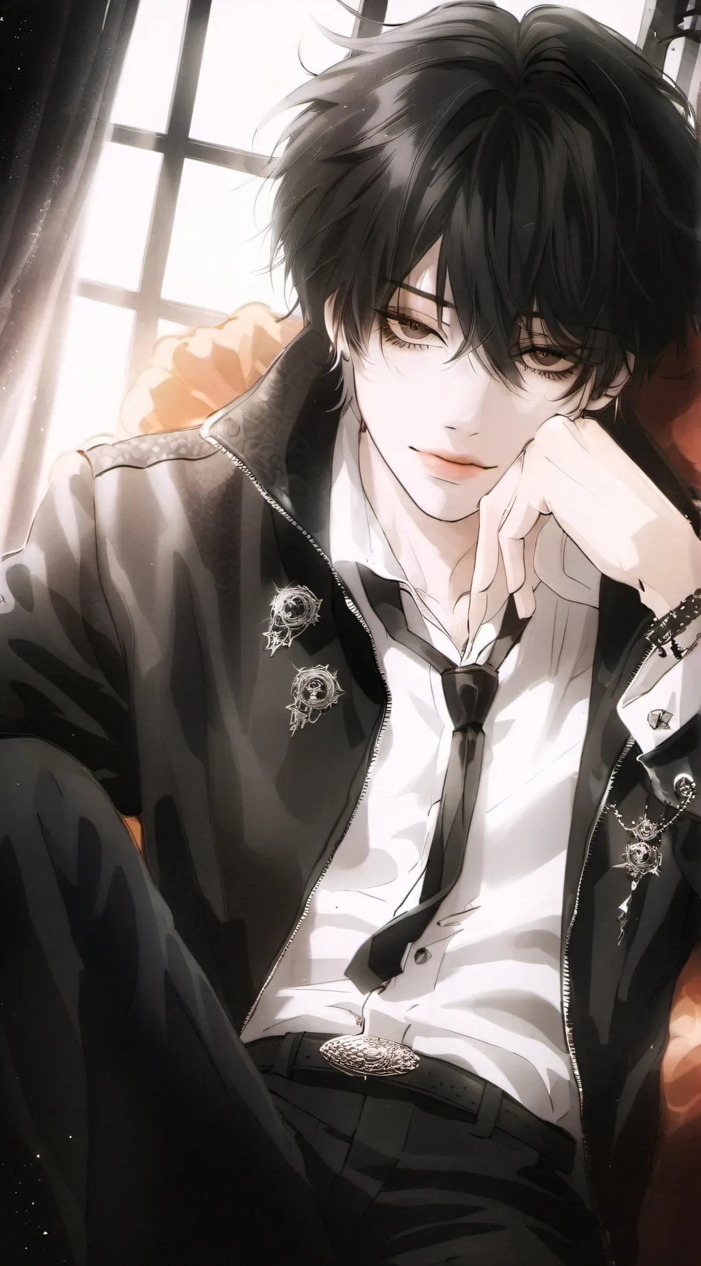 ai character: •.• Levi •.• background