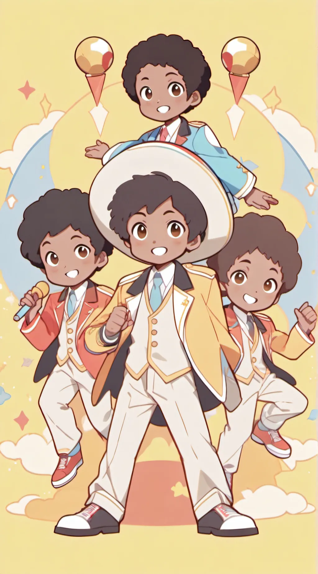 ai character: brothers  background