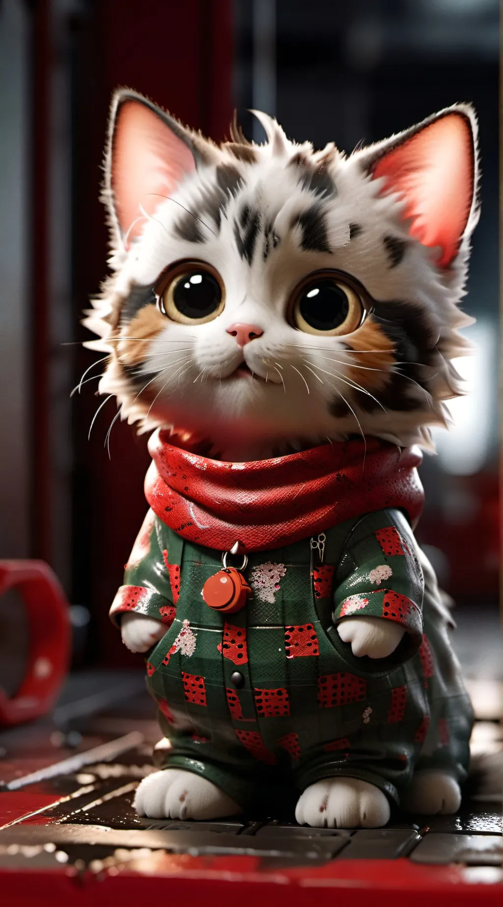 ai character: cutest kitten ever background