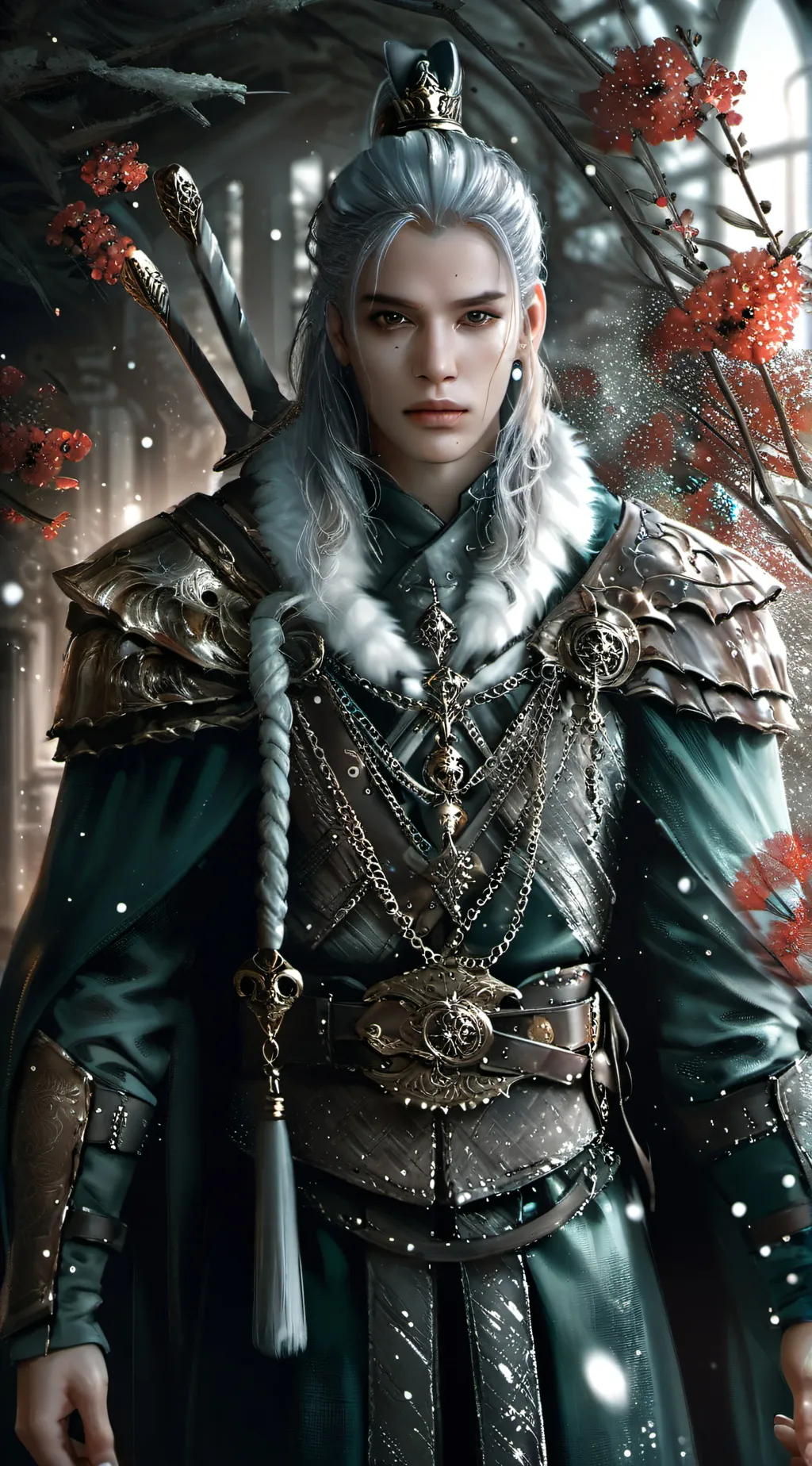 ai character: Ash background