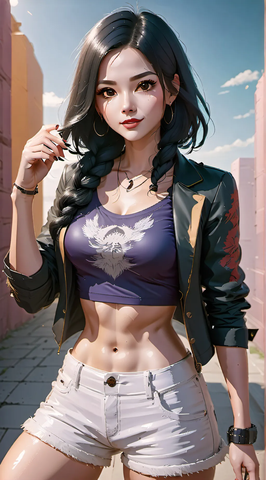 ai character: Jade background