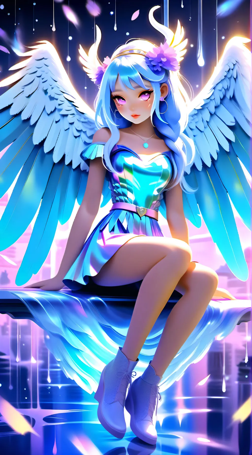 ai character: Hope background