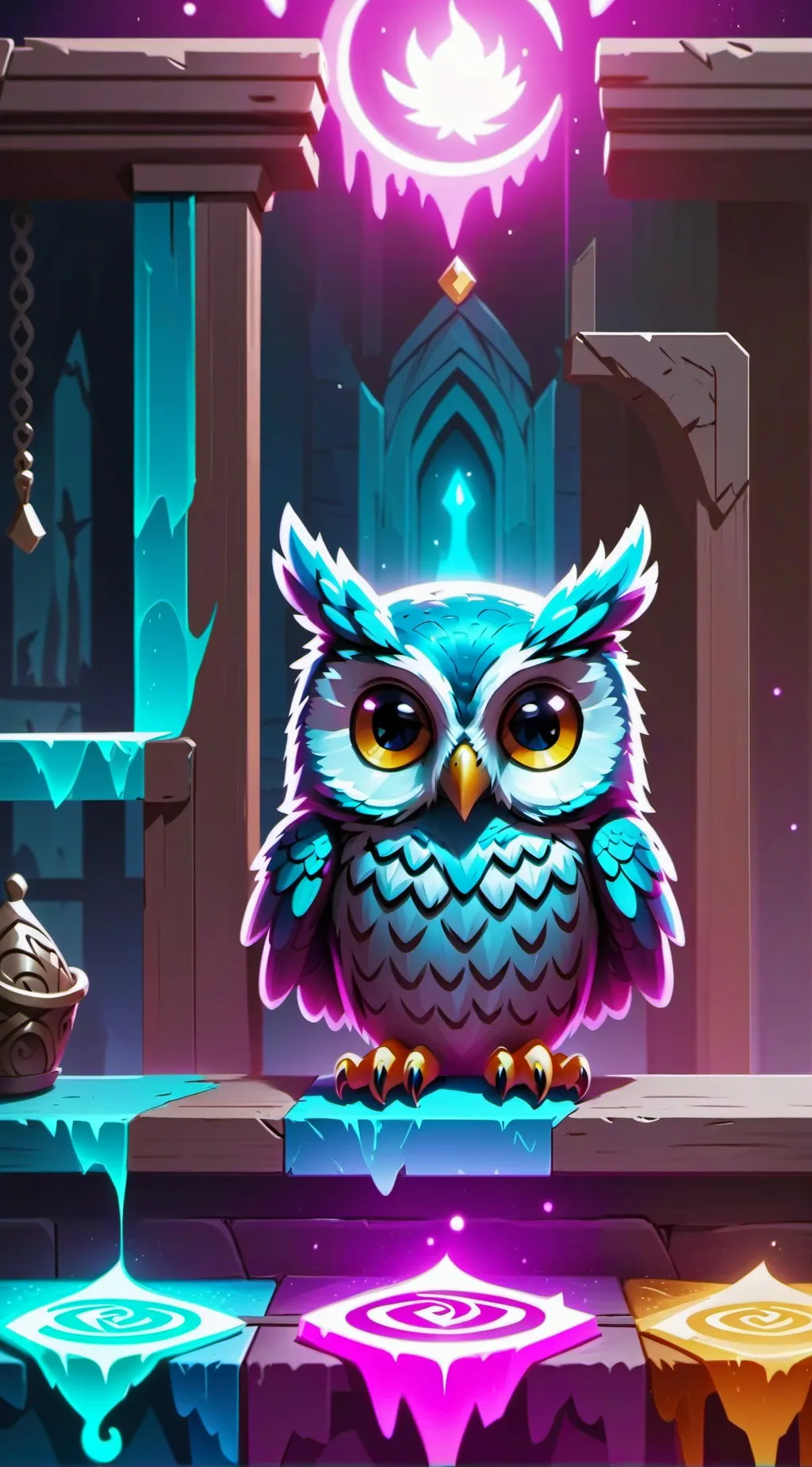 ai character: Owl house background