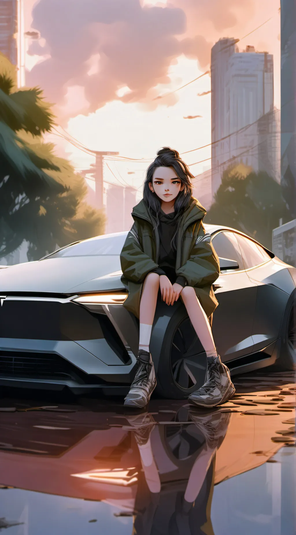 ai character: emma background