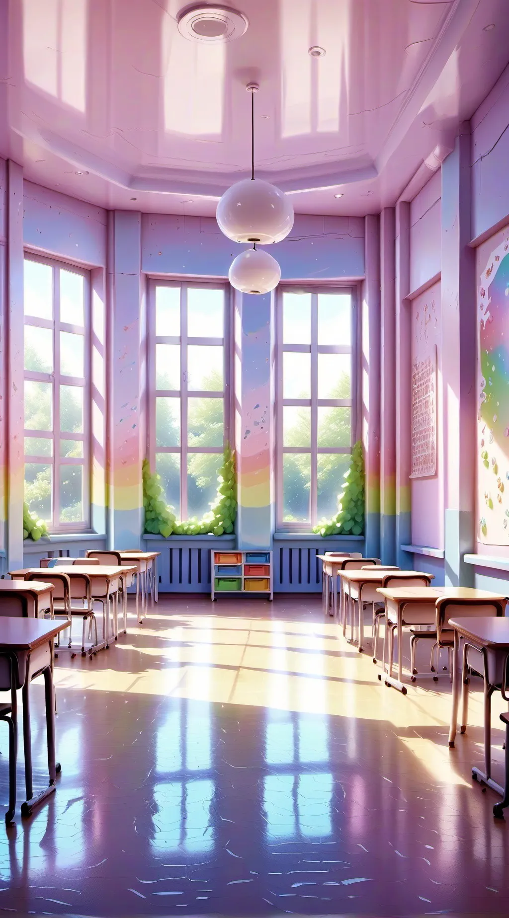 ai character: dream school background