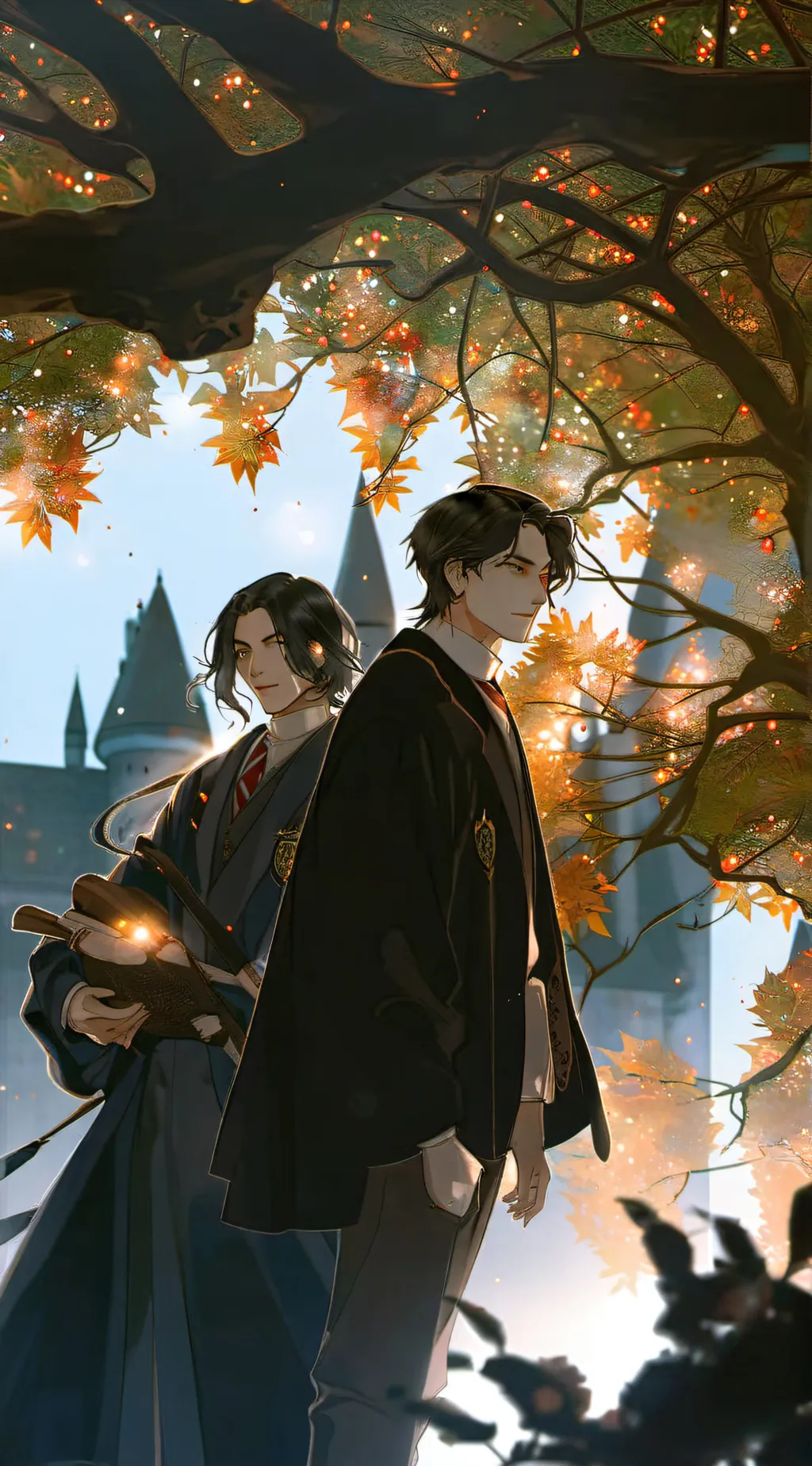 ai character: Hogwarts background