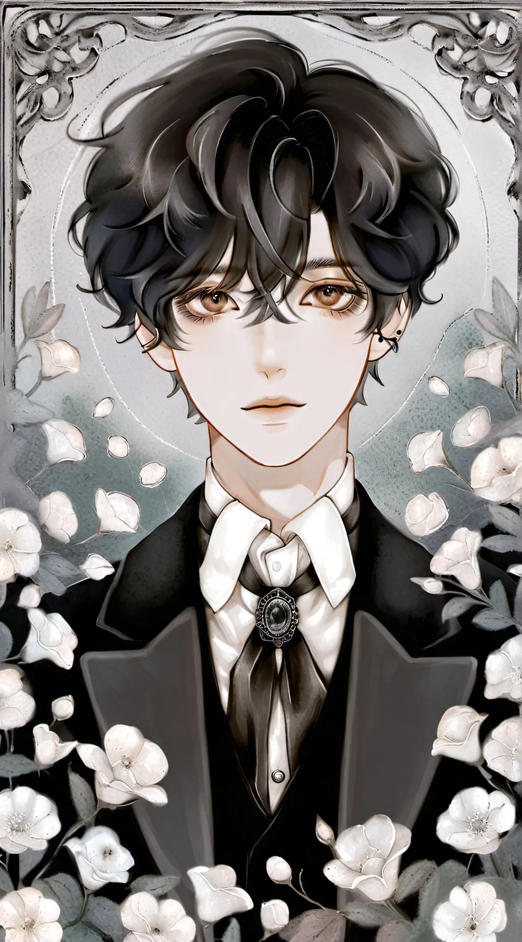 ai character: Valentino  background