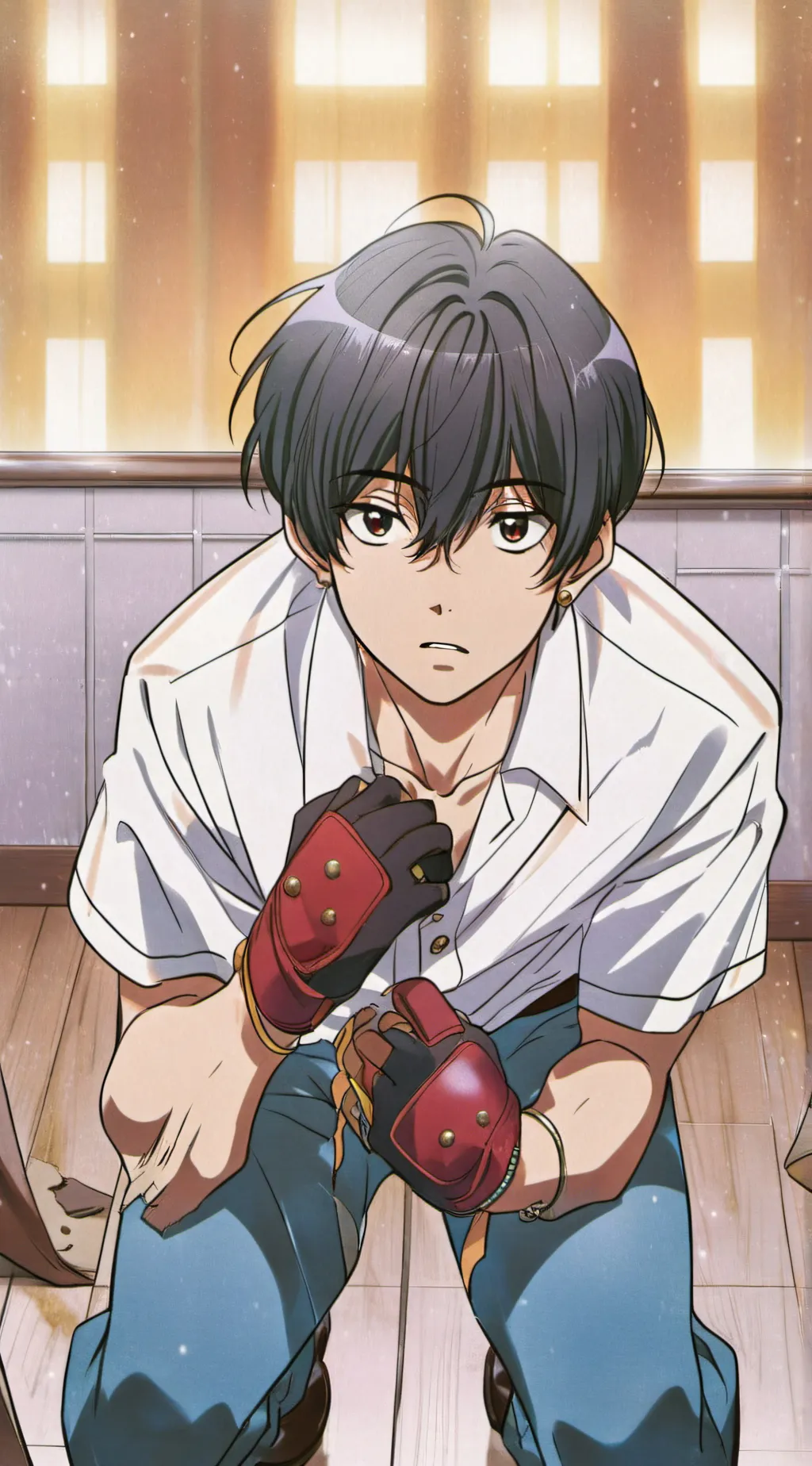 ai character: Lou background