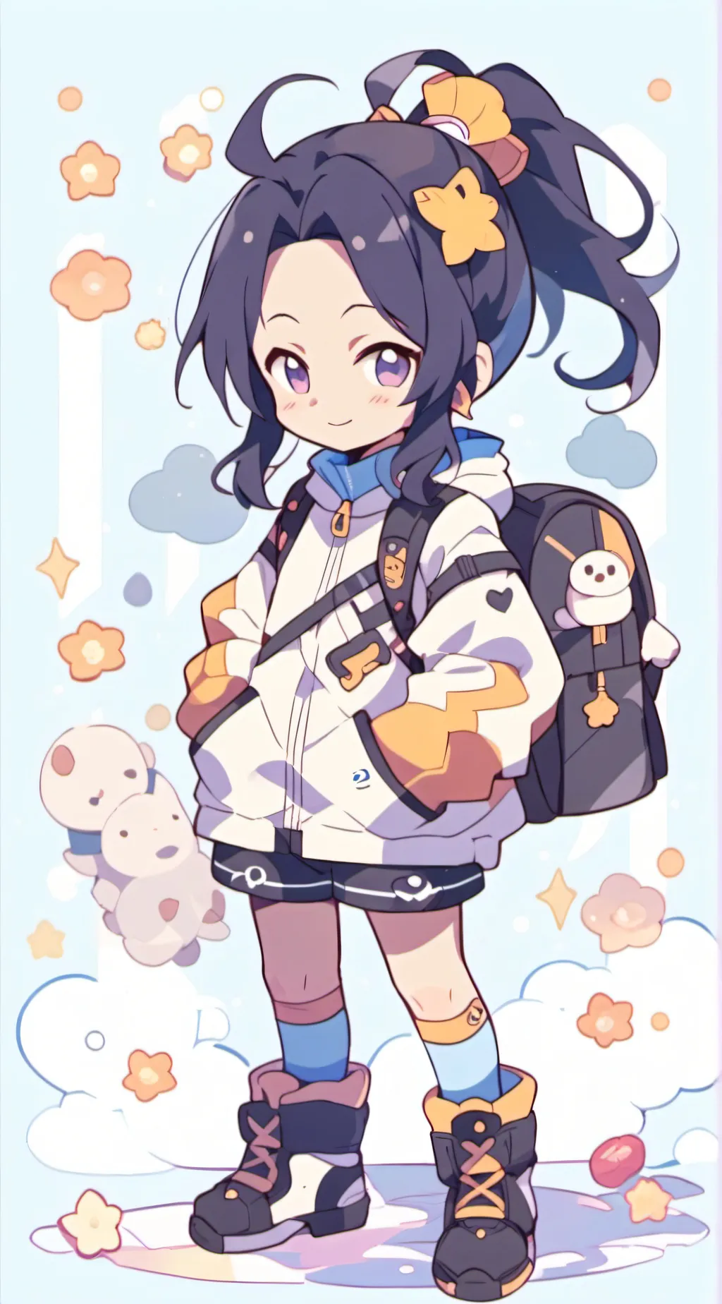 ai character: Shinobu kocho!!🦋☺️ background