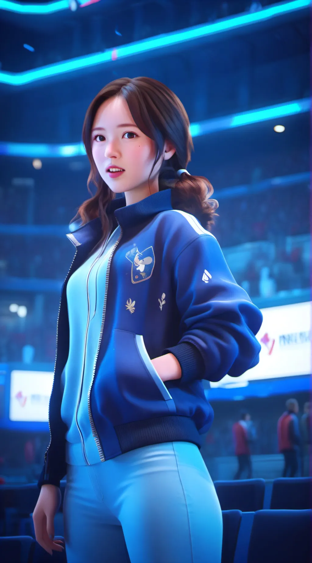 ai character: Hannah Banhg background