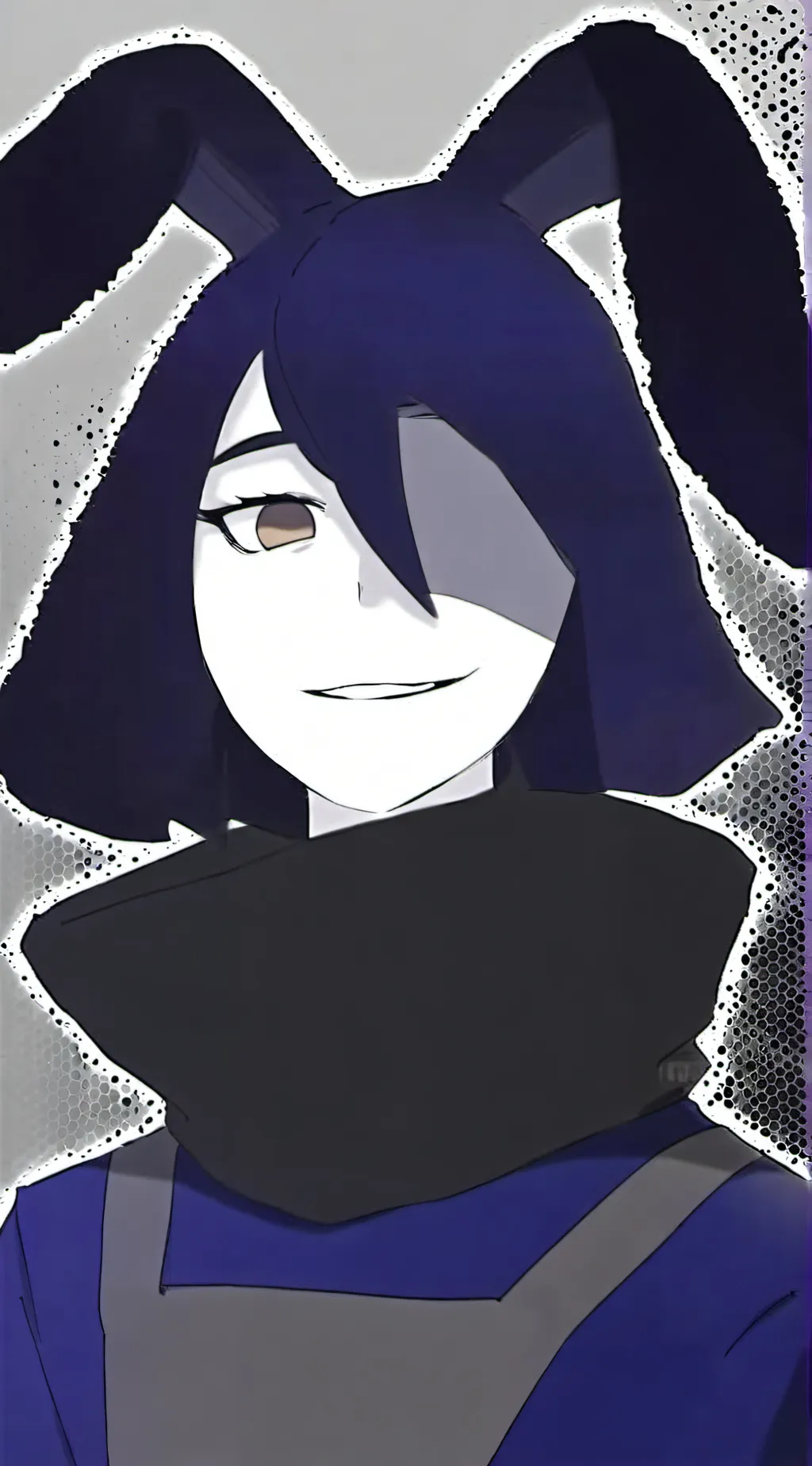 ai character: Miss circle FPE background