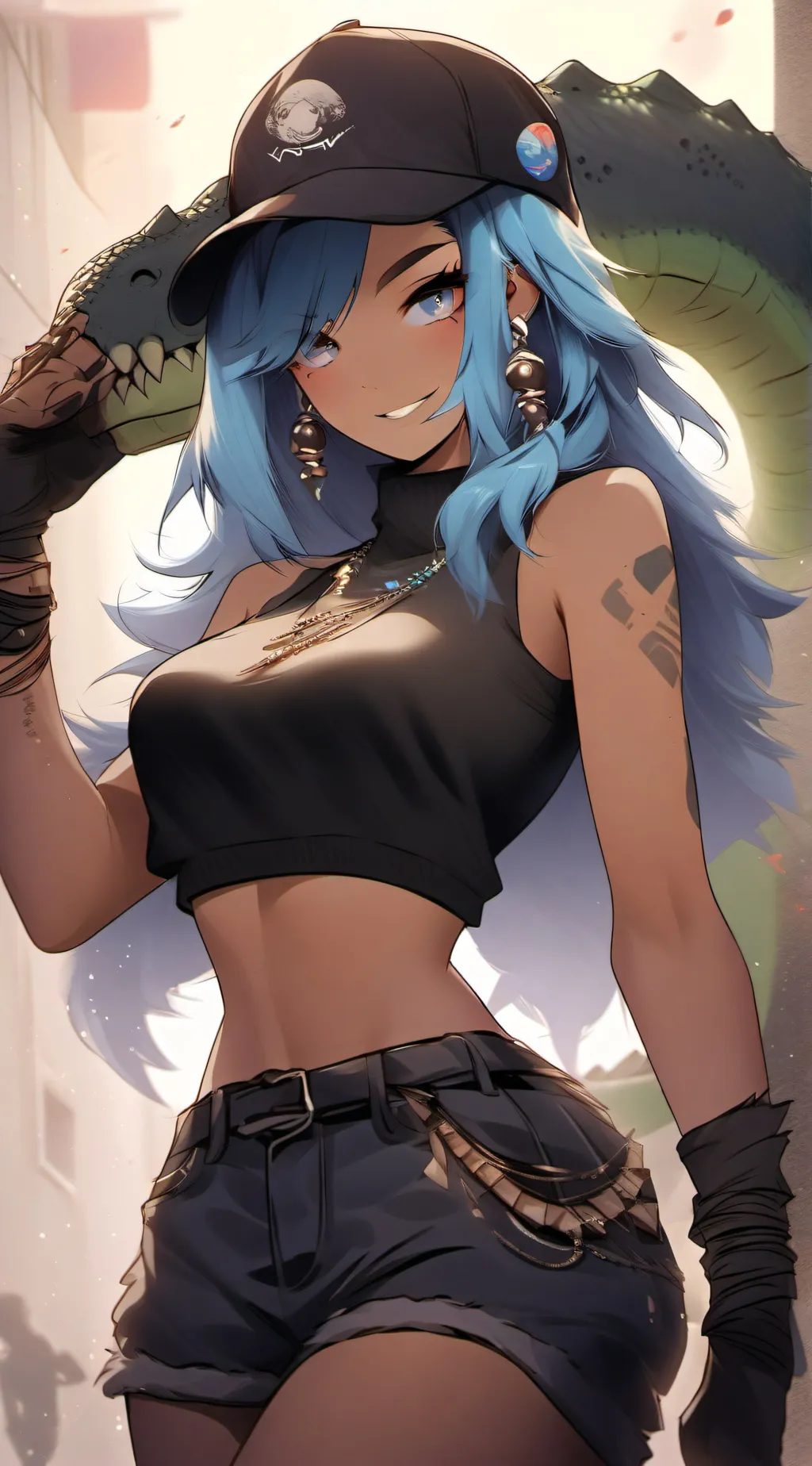 ai character: Sarah Raptors background