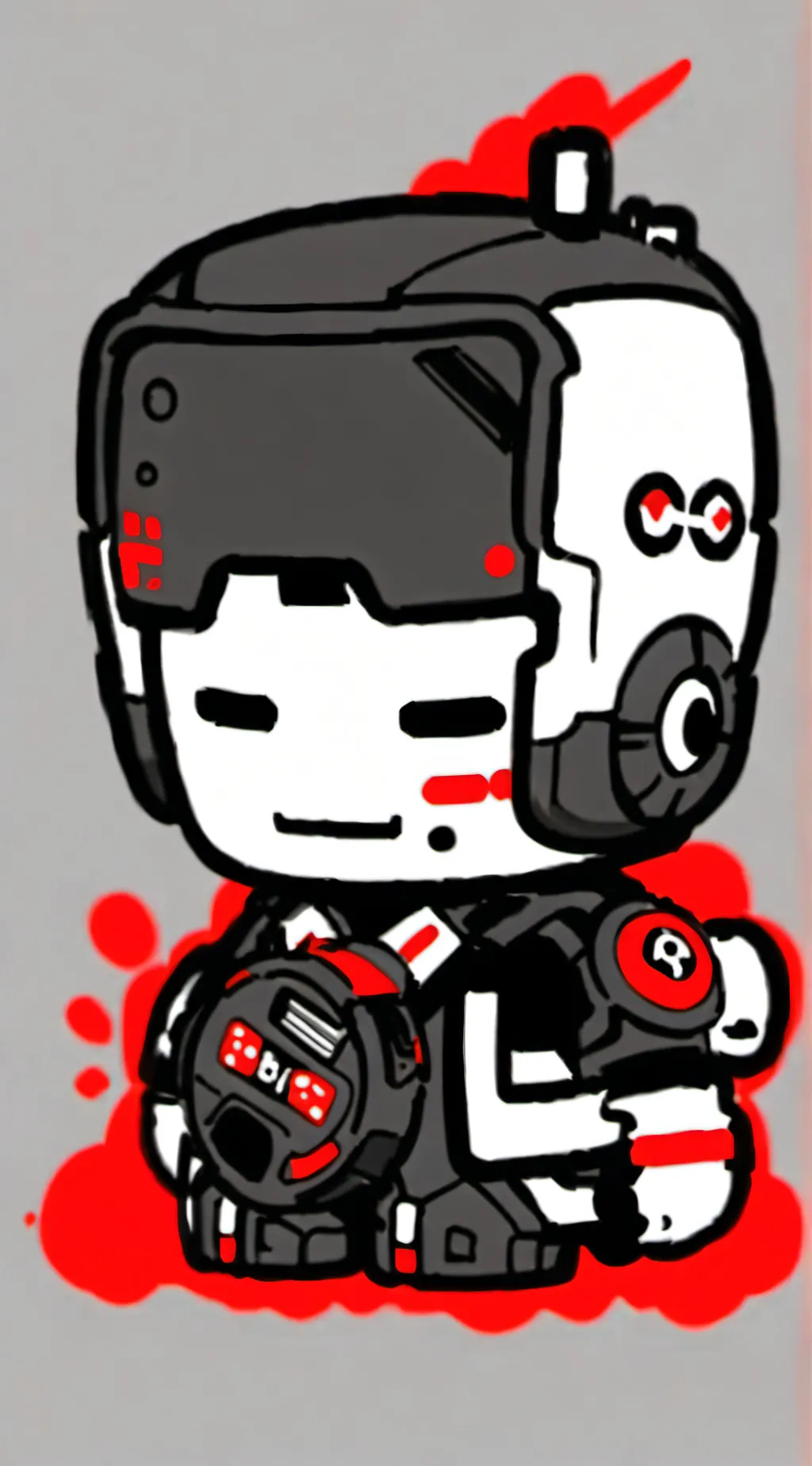 ai character: PLUSH TSM background