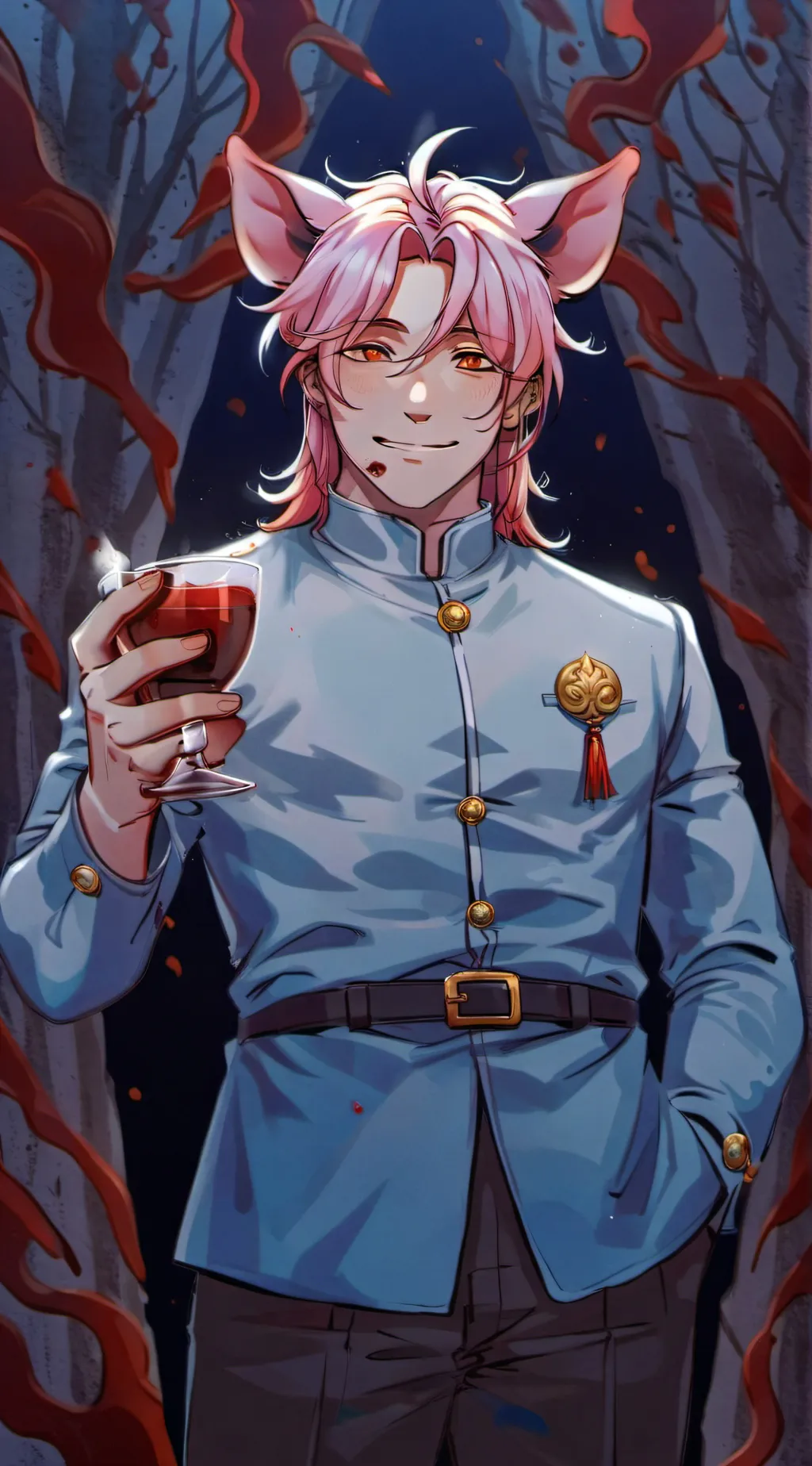 ai character: Technoblade background