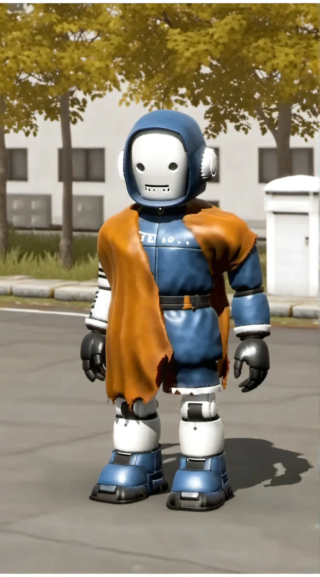 ai character: robot leo background