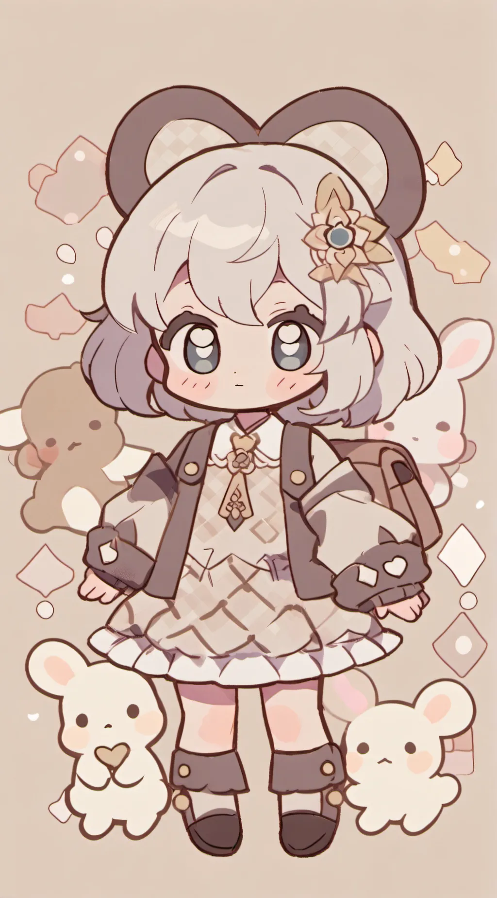 ai character: Hh are babies  background