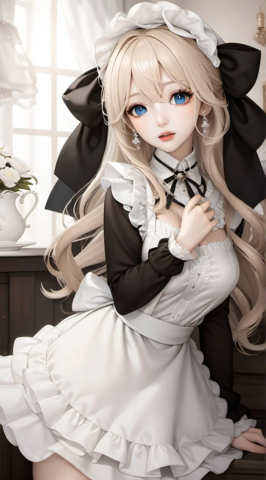 ai character: Ashley  background