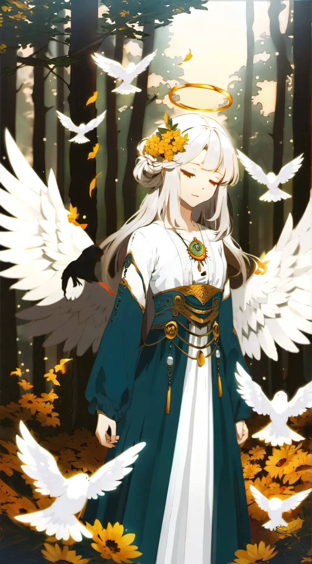 ai character: flair background