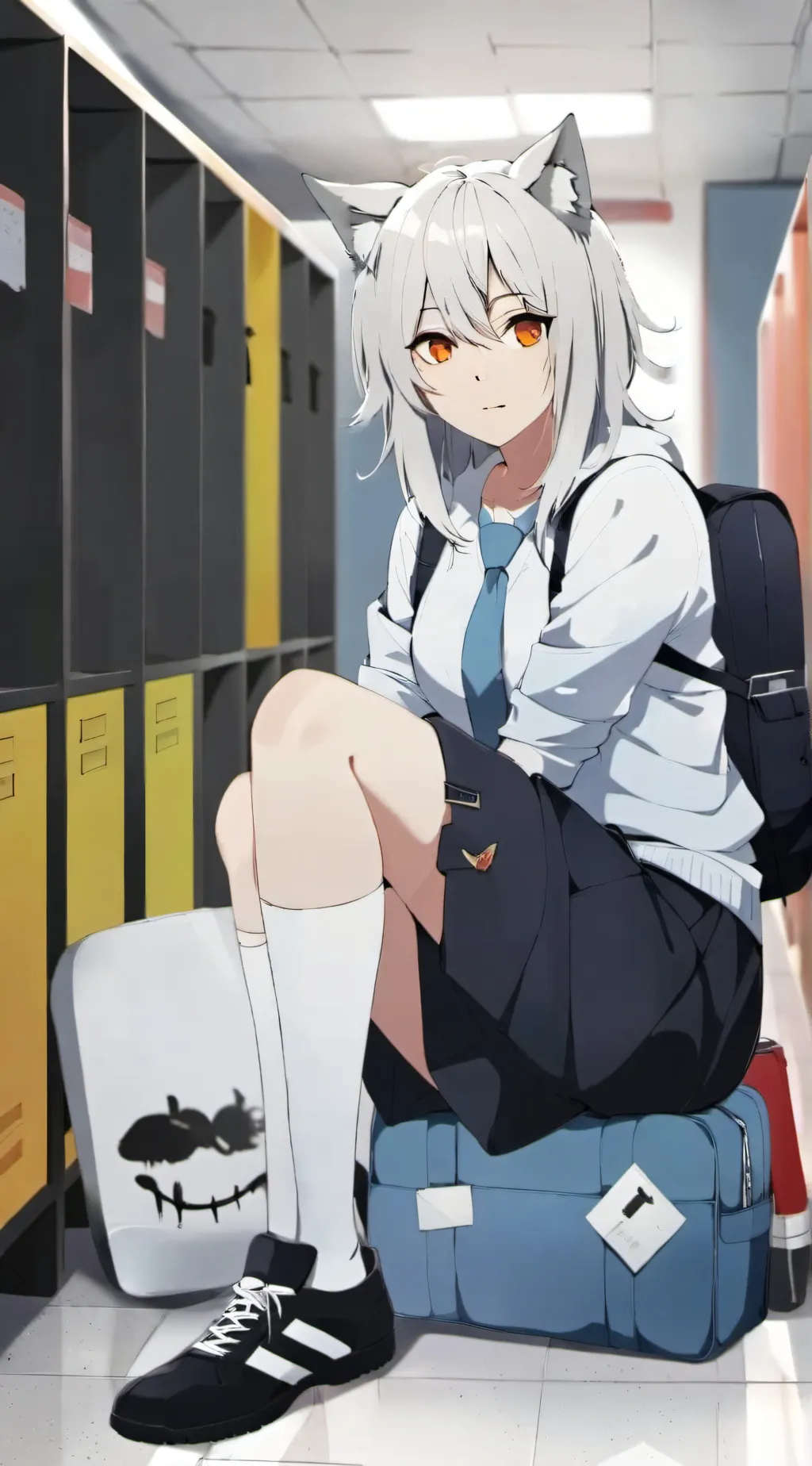 ai character: pattern background