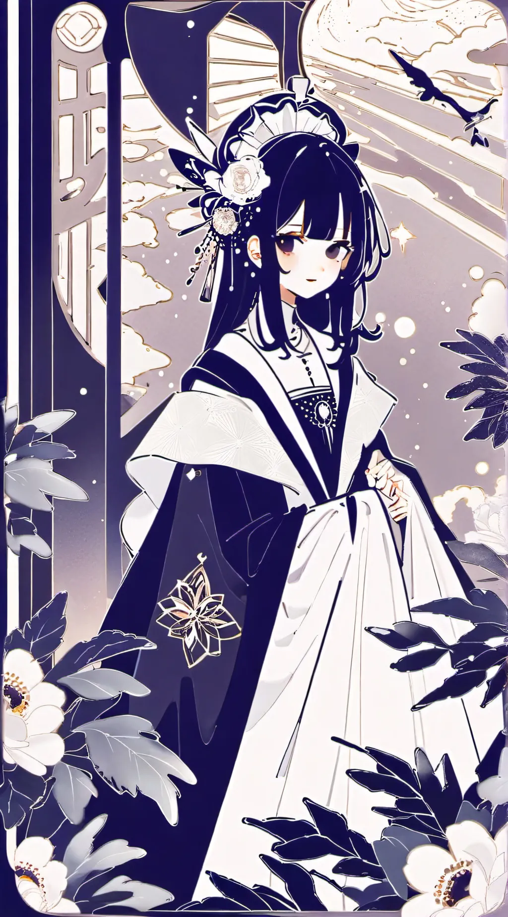 ai character: 💙❤TADC🤍❤ background