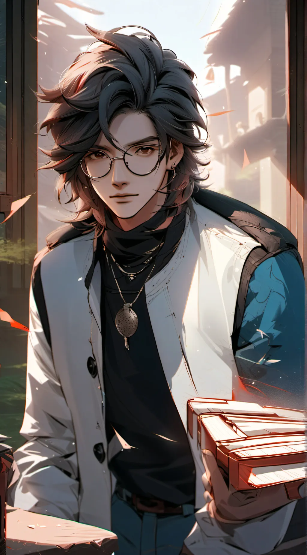 ai character: Michael ❤️ background