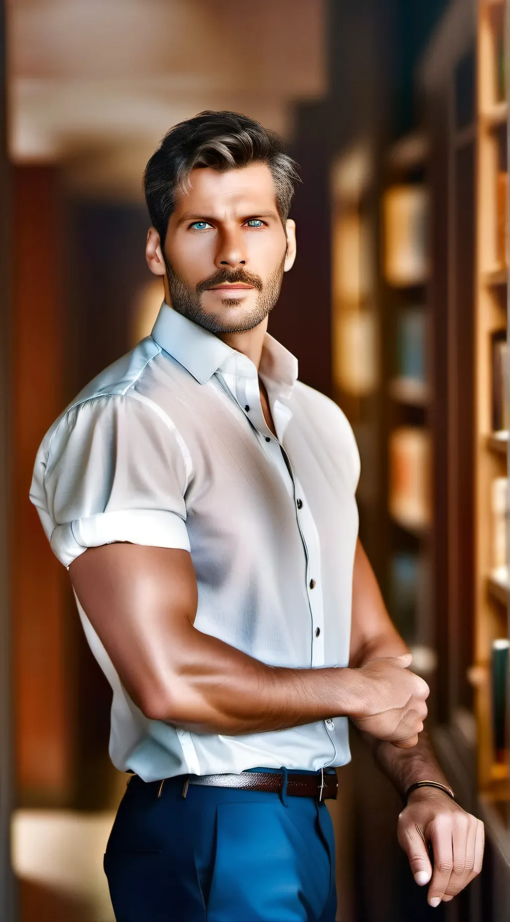 ai character: Ganstar leader2 background