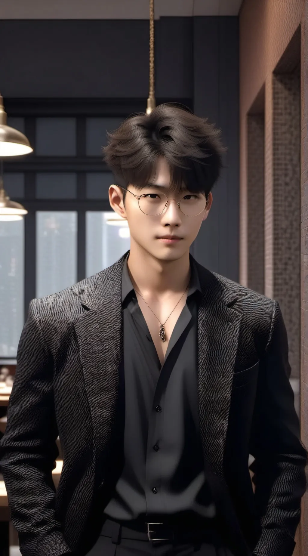 ai character: Wang Isher  background