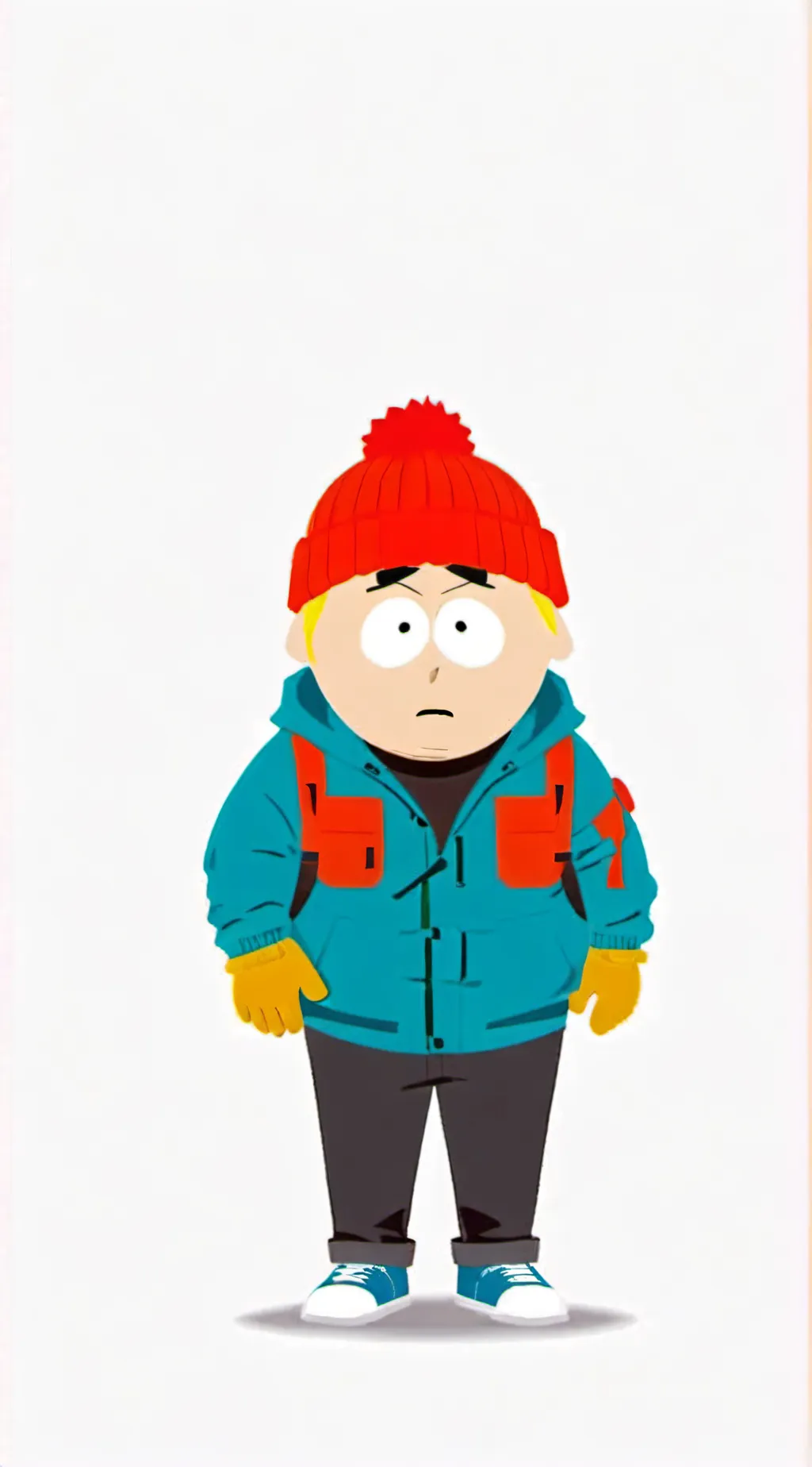 ai character: Eric cartman rap background