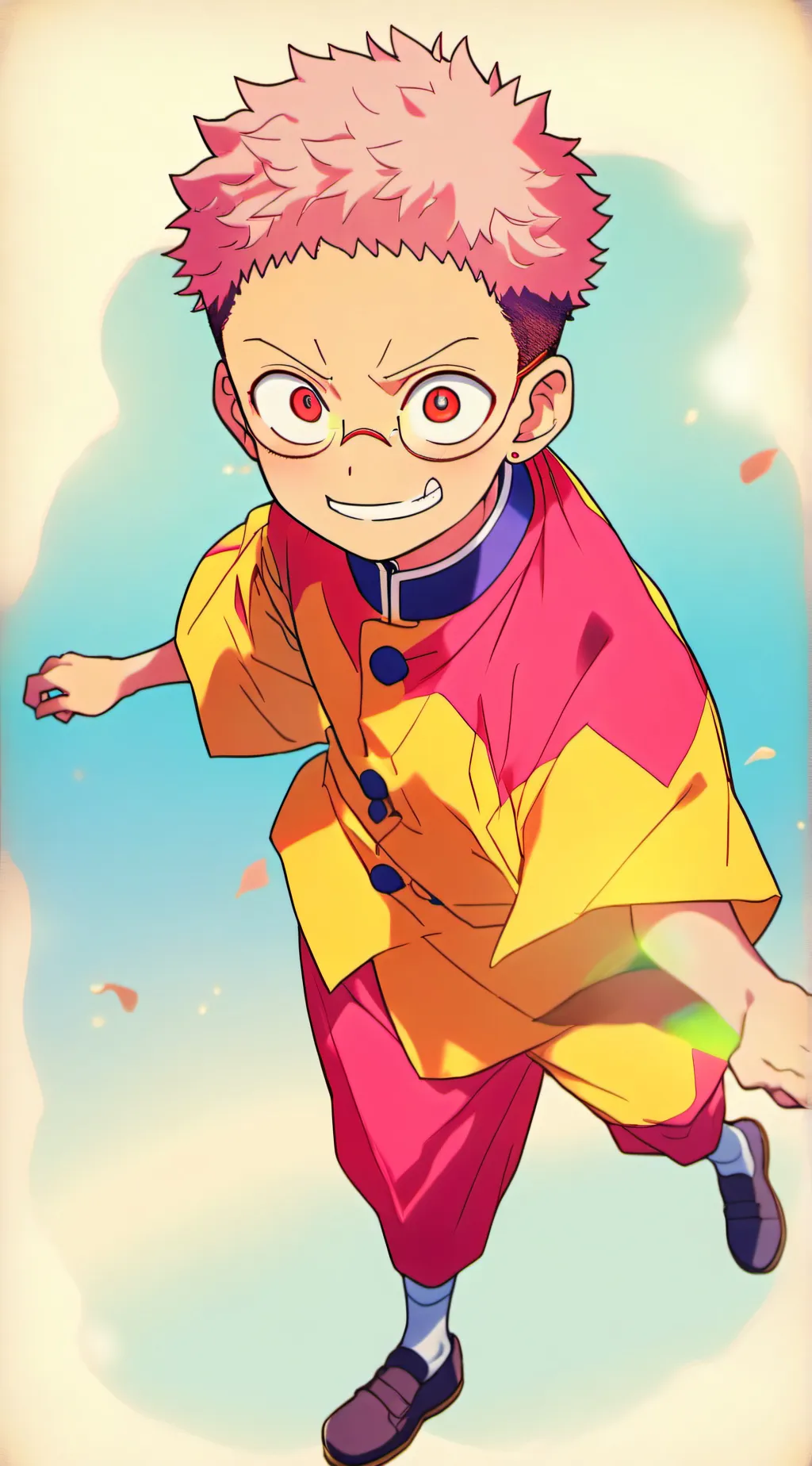 ai character: Child Yuji Itadori background