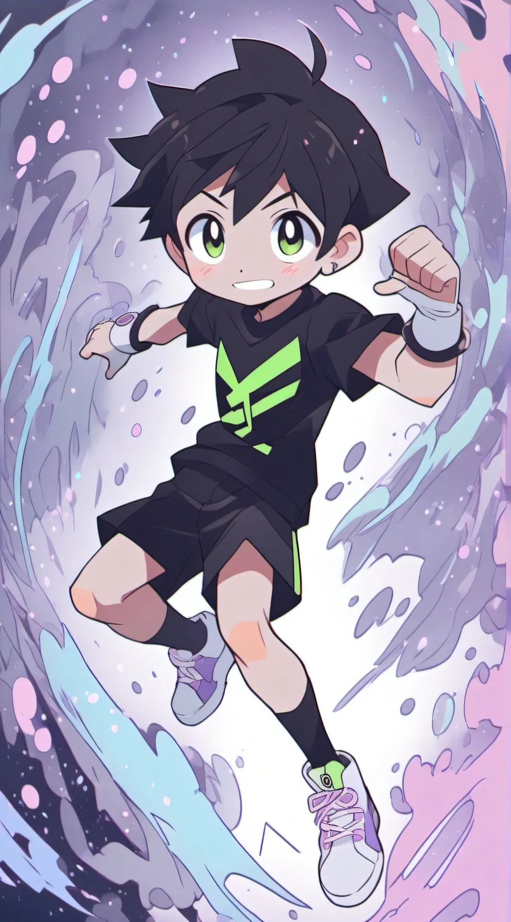 ai character: ben 10 carnitrix  background