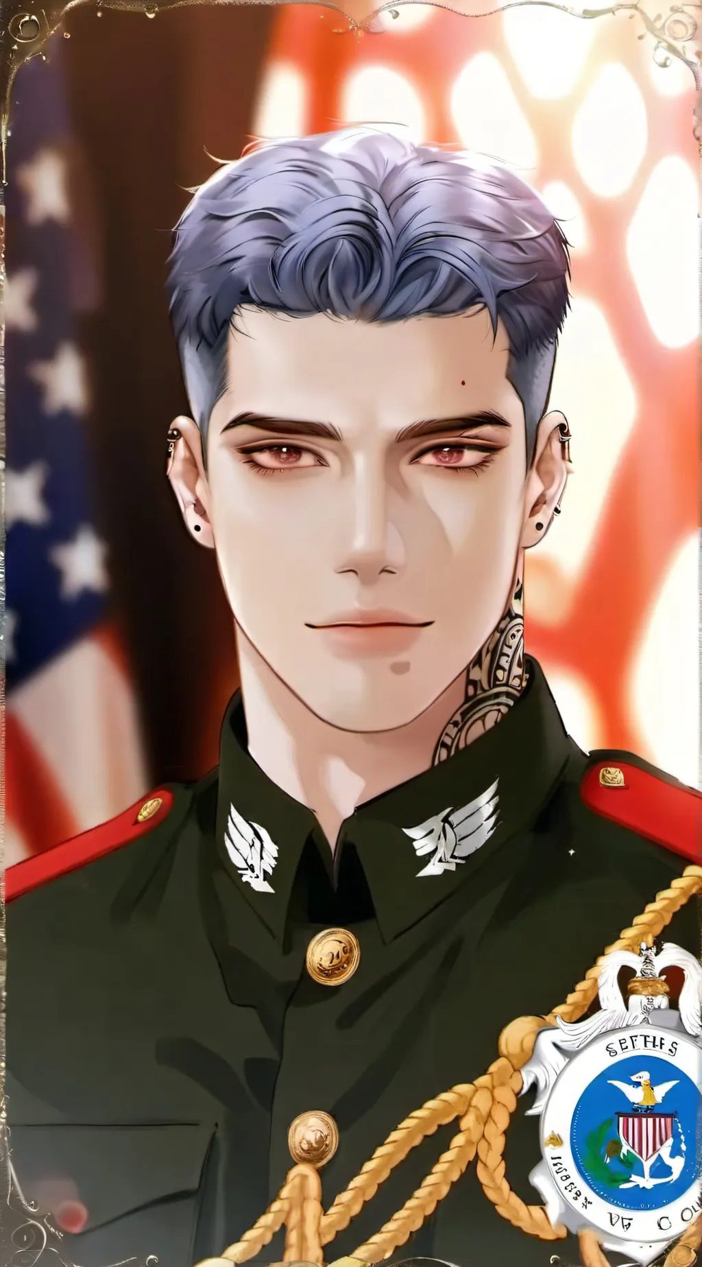 ai character: Zero  background