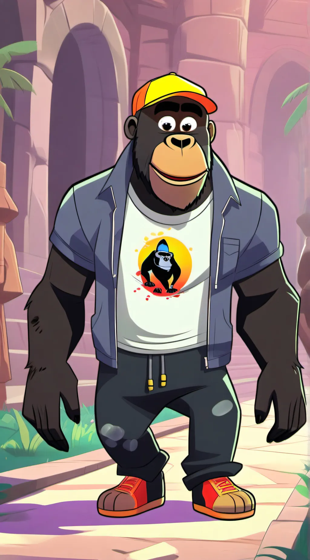 ai character: K9 background