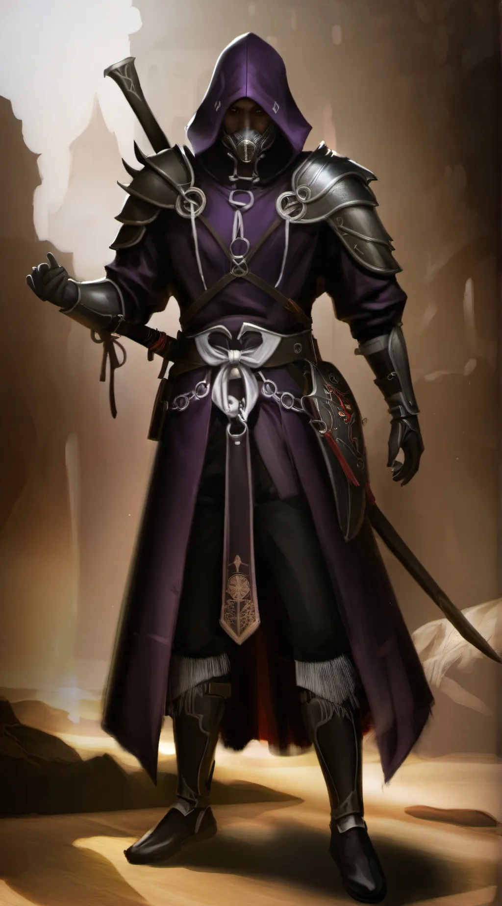 ai character: mono  background