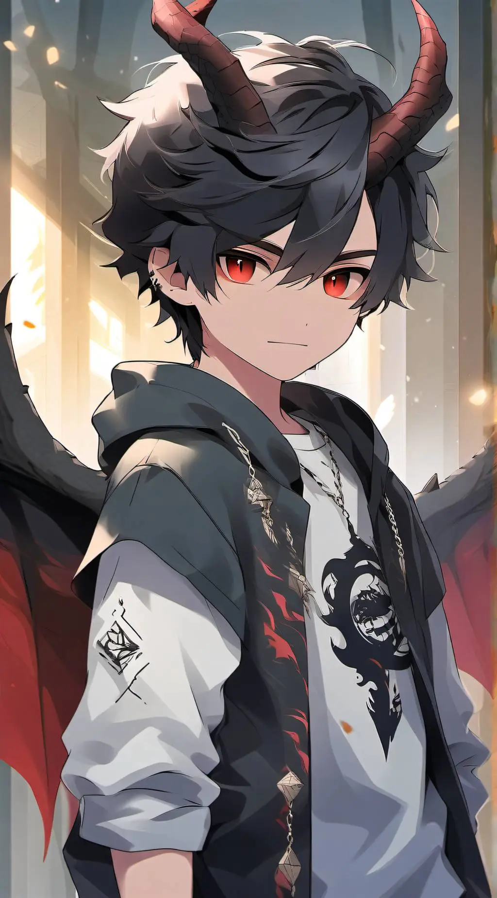 ai character: Silver  background